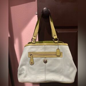 Coach GUC Seafoam Green Laura Carryall Satchel